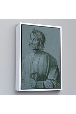 Ahşap Çerçeveli Albrecht Dürer - Mimar Hieronymus Von Augsburg Tablo-7421
