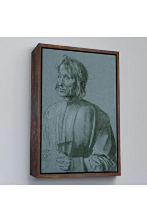 Ahşap Çerçeveli Albrecht Dürer - Mimar Hieronymus Von Augsburg Tablo-7421