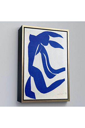 Ahşap Çerçeveli Henri Matisse - Akan Saçlar Tablosu - The Flowing Hair-7437