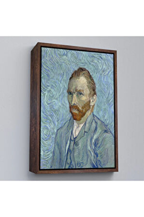Ahşap Çerçeveli Vincent Van Gogh Otoportre Tablo-7446