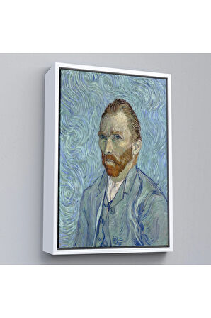 Ahşap Çerçeveli Vincent Van Gogh Otoportre Tablo-7446
