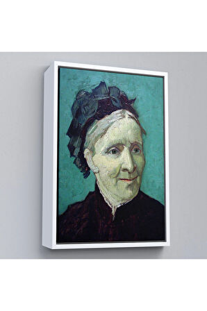 Ahşap Çerçeveli Vincent Van Gogh - Sanatçının Annesinin Portresi Tablo-7465