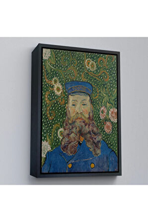 Ahşap Çerçeveli Vincent Van Gogh - Joseph Roulin'İn Portresi Tablo-7479