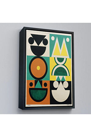 Ahşap Çerçeveli Auguste Herbin - Vıolon Tablo-7482