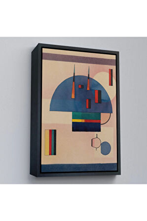 Ahşap Çerçeveli Vasiliy Kandinsky - Sakin Tablosu-7486