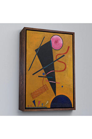 Ahşap Çerçeveli Vasily Kandinsky Beruhrung İletişim Tablosu-7487