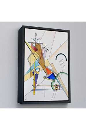 Ahşap Çerçeveli Wassily Kandinsky Gewebe Tablo-7493