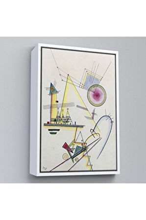 Ahşap Çerçeveli Wassily Kandinsky - Hassas Ruh Tablosu-7499