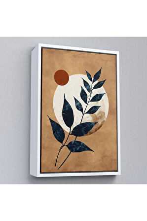 Ahşap Çerçeveli Ay Ve Güneş Temalı Tablo-7581