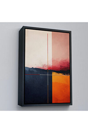 Ahşap Çerçeveli Yağlıboya Görünümlü Dekoratif Tablo-7609