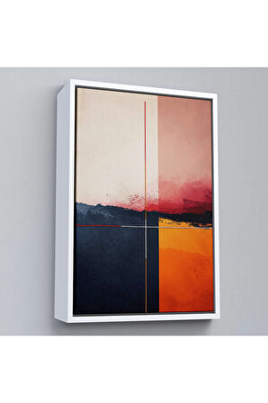 Ahşap Çerçeveli Yağlıboya Görünümlü Dekoratif Tablo-7609