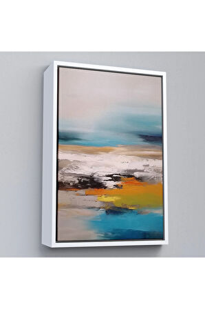 Ahşap Çerçeveli Yağlıboya Görünümlü Dekoratif Tablo-7610