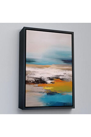 Ahşap Çerçeveli Yağlıboya Görünümlü Dekoratif Tablo-7610