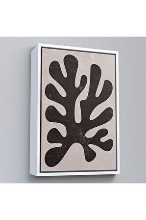 Ahşap Çerçeveli Henri Matisse Tarzı Soyut Sanat Tablosu-7619