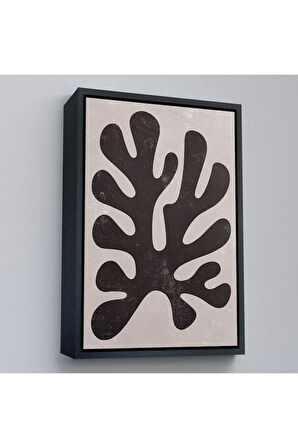 Ahşap Çerçeveli Henri Matisse Tarzı Soyut Sanat Tablosu-7619