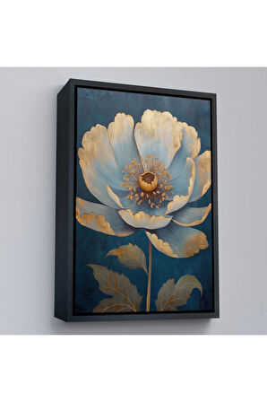 Ahşap Çerçeveli Dekoratif Çiçek Tablosu-7626