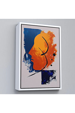 Yağlıboya Görünümlü Soyut İnsan Silüeti Tablo-7650