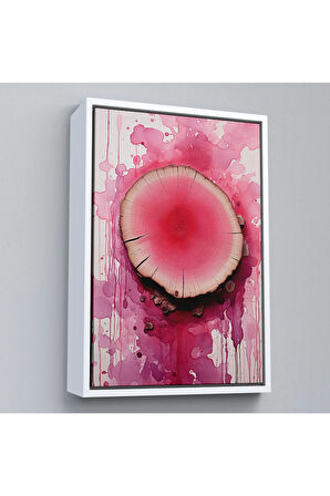 Ahşap Çerçeveli Keşilmiş Kanlı Ağaç Tablosu-7653