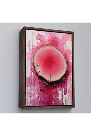 Ahşap Çerçeveli Keşilmiş Kanlı Ağaç Tablosu-7653