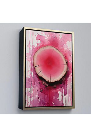 Ahşap Çerçeveli Keşilmiş Kanlı Ağaç Tablosu-7653