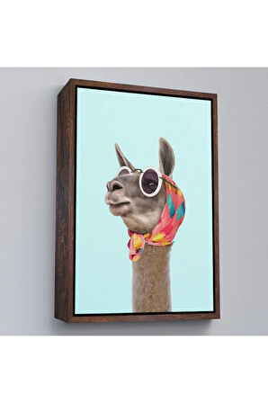 Ahşap Çerçeveli Sosyetik Lama Tablosu-7678