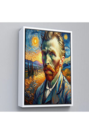 Ahşap Çerçeveli Vincent Van Gogh Tablosu-7680
