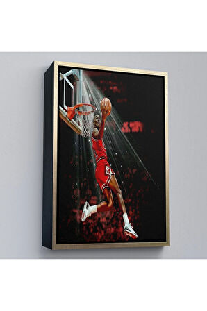 Ahşap Çerçeveli Michael Jordan Tablo-7682