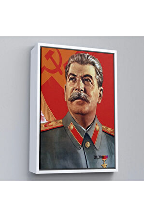 Ahşap Çerçeveli Joseph Stalin Rusya Ve Sovyetler Birliği Sscb Tablo-7683