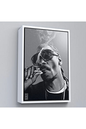 Ahşap Çerçeveli Snoop Dogg Tablo-7690