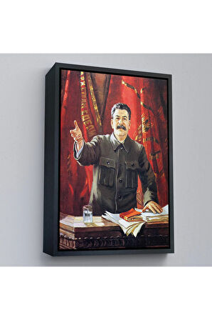 Ahşap Çerçeveli Joseph Stalin Rusya Ve Sovyetler Birliği Sscb Tablo-7697