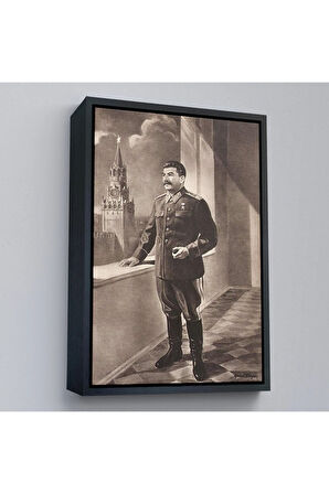 Ahşap Çerçeveli Joseph Stalin Rusya Ve Sovyetler Birliği Sscb Tablo-7715