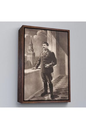 Ahşap Çerçeveli Joseph Stalin Rusya Ve Sovyetler Birliği Sscb Tablo-7715
