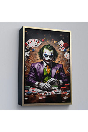 Ahşap Çerçeveli Joker Tablosu-7720