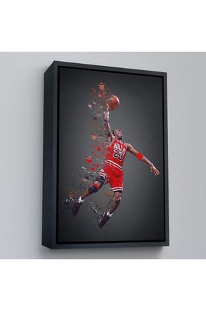 Ahşap Çerçeveli Michael Jordan Tablo-7730