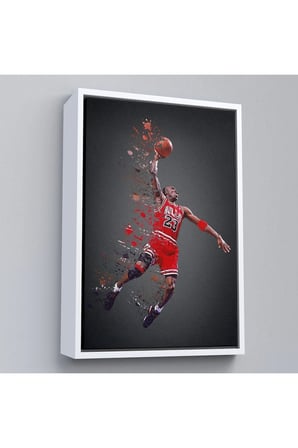 Ahşap Çerçeveli Michael Jordan Tablo-7730