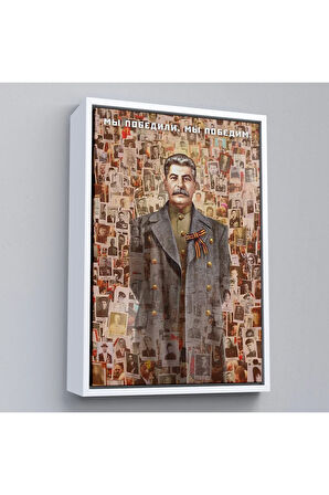 Ahşap Çerçeveli Joseph Stalin Rusya Ve Sovyetler Birliği Sscb Tablo-7731