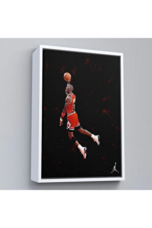 Ahşap Çerçeveli Michael Jordan Tablo-7751