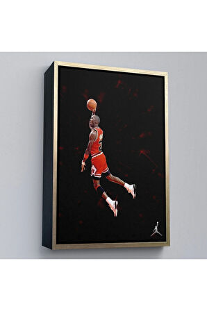 Ahşap Çerçeveli Michael Jordan Tablo-7751