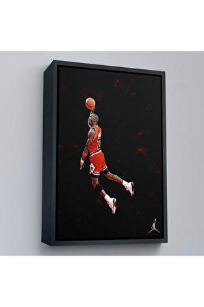 Ahşap Çerçeveli Michael Jordan Tablo-7751