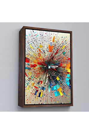 Ahşap Çerçeveli Enerji Patlama İlüstirasyonu Tablo-7762