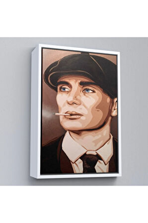 Ahşap Çerçeveli Ekart Peaky Blinders Thomas Shelby Tablo-7775