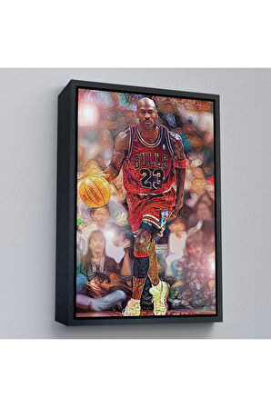 Ahşap Çerçeveli Michael Jordan Tablo-7781