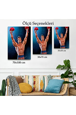 Sylvester Stallone Rocky Tablo-7782