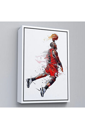 Ahşap Çerçeveli Michael Jordan Tablo-7787