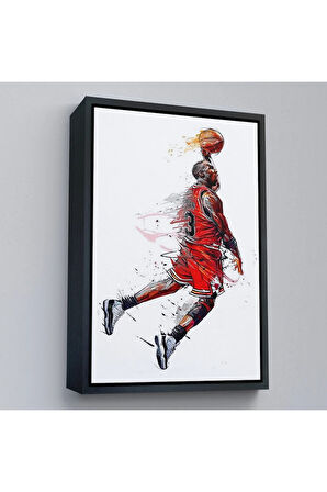 Ahşap Çerçeveli Michael Jordan Tablo-7787