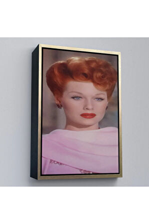 Ahşap Çerçeveli Lucille Topuzu Tablosu-7792
