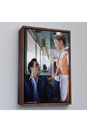 Ahşap Çerçeveli Joaquin Phoenix'İn Michael Muller Film Tablosu-7796