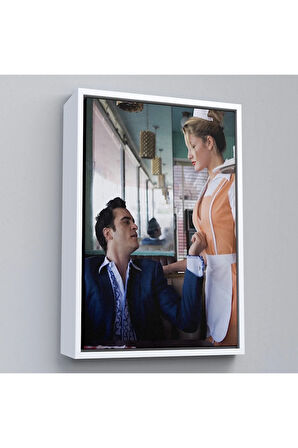 Ahşap Çerçeveli Joaquin Phoenix'İn Michael Muller Film Tablosu-7796