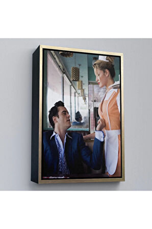 Ahşap Çerçeveli Joaquin Phoenix'İn Michael Muller Film Tablosu-7796