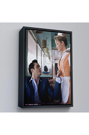 Ahşap Çerçeveli Joaquin Phoenix'İn Michael Muller Film Tablosu-7796